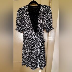 Banana Republic Monochrome Floral Dress